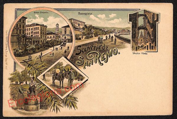 ag5098 - CARTOLINA D'EPOCA - Imperia Provincia - Sanremo