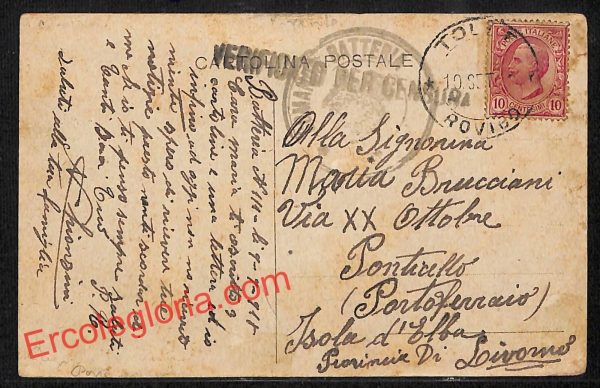 ai1215 - CARTOLINA D'EPOCA - Rovigo Provincia - Porto Tolle