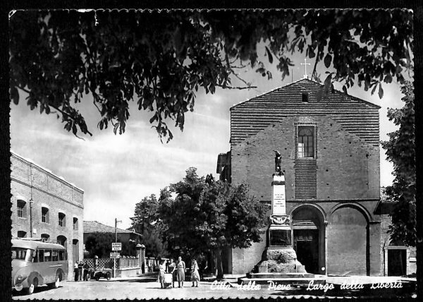 ac2681 - CARTOLINA  D'EPOCA - Perugia Provincia - Città della Pieve  1954