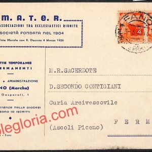 ah6693 - STORIA POSTALE - Pesaro e Urbino Provincia - Fano