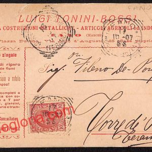 ah6695 - STORIA POSTALE - Pesaro e Urbino Provincia - Fano