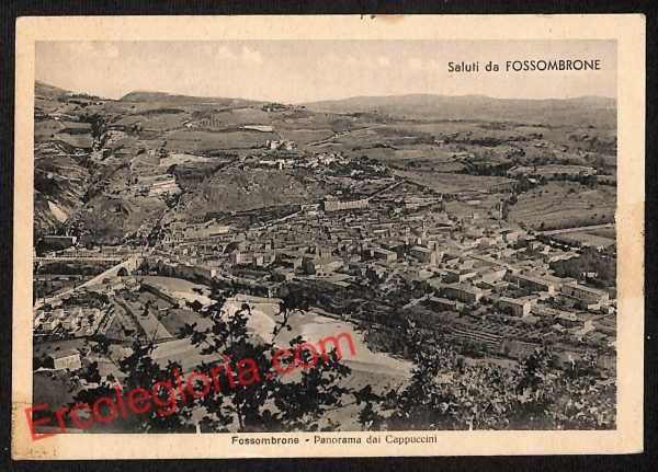 ah6698 - CARTOLINA  D'EPOCA - Pesaro e Urbino Provincia - Fossombrone