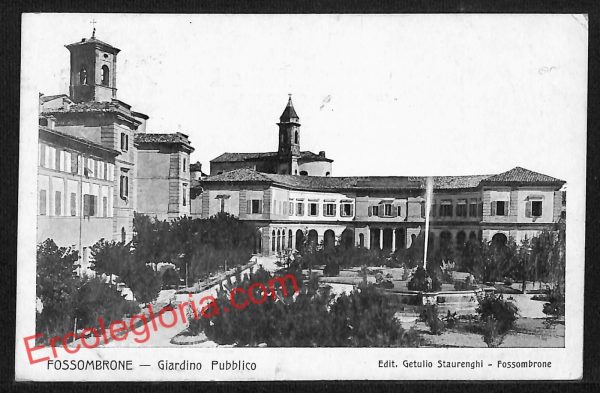 ah6702 - CARTOLINA  D'EPOCA - Pesaro e Urbino Provincia - Fossombrone
