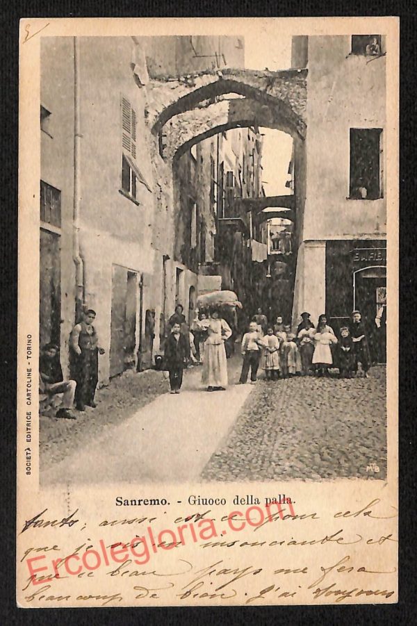 ag5113 - CARTOLINA D'EPOCA - Imperia Provincia - Sanremo   1901