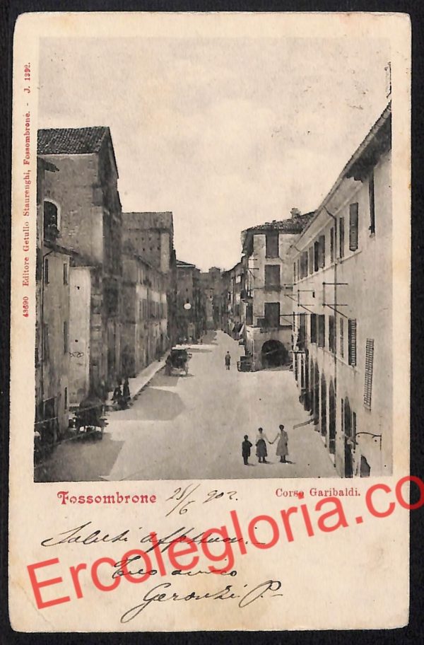 ah6705 - CARTOLINA  D'EPOCA - Pesaro e Urbino Provincia - Fossombrone