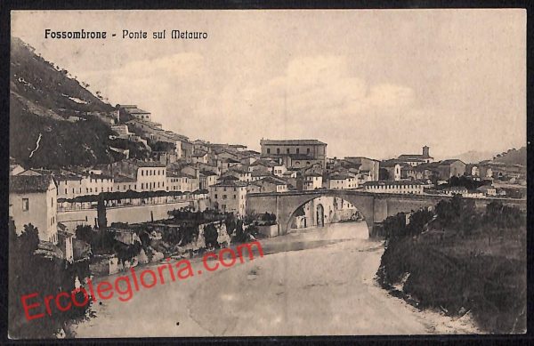 ah6707 - CARTOLINA  D'EPOCA - Pesaro e Urbino Provincia - Fossombrone