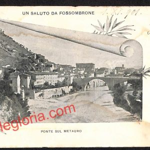 ah6709 - CARTOLINA  D'EPOCA - Pesaro e Urbino Provincia - Fossombrone