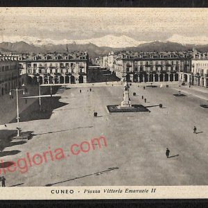 ae5609 - CARTOLINA D'EPOCA - Cuneo Città - Piazza Vittorio Emanuele II