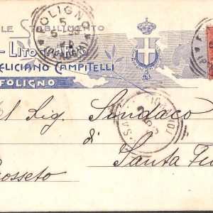 ac3214 - CARTOLINA  D'EPOCA - Perugia Provincia - FOLIGNO