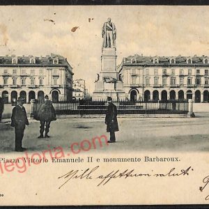 ae5613 - CARTOLINA D'EPOCA - Cuneo Città - Piazza Vittorio Emanuele II