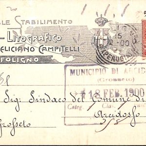 ac3216 - CARTOLINA  D'EPOCA - Perugia Provincia - FOLIGNO  1900