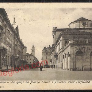 ae5614 - CARTOLINA D'EPOCA - Cuneo Città - Palazzo della Prefettura