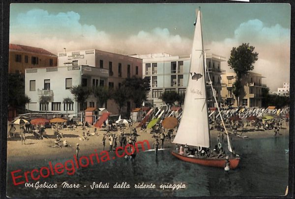 ah6717 - CARTOLINA  D'EPOCA - Pesaro e Urbino Provincia - Gabicce Mare