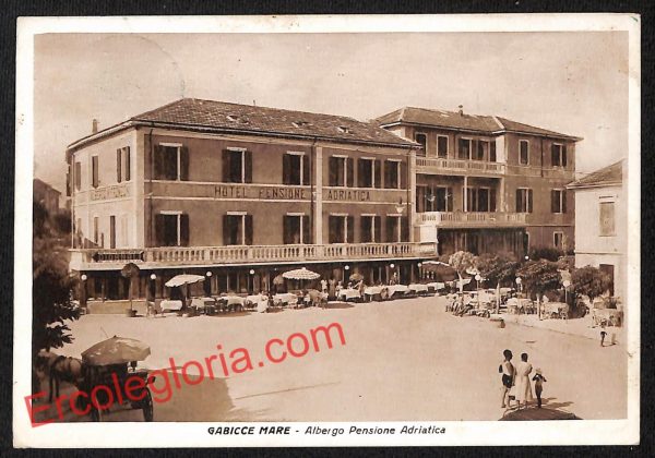 ah6720 - CARTOLINA  D'EPOCA - Pesaro e Urbino Provincia - Gabicce Mare