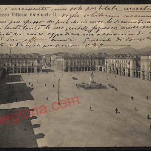 ae5618 - CARTOLINA D'EPOCA - Cuneo Città - Piazza Vittorio Emanuele II