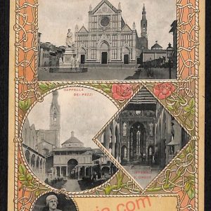ae7146 - CARTOLINA D'EPOCA - Firenze Città - Cappella del Pazzi