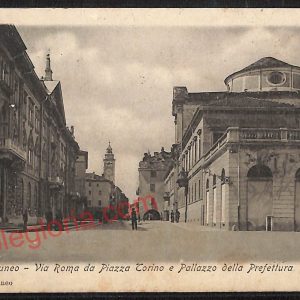 ae5621 - CARTOLINA D'EPOCA - Cuneo Città - Palazzo della Prefettura