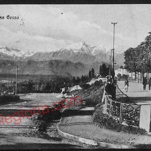 ae5624 - CARTOLINA D'EPOCA - Cuneo Città - Corso Gesso  1925