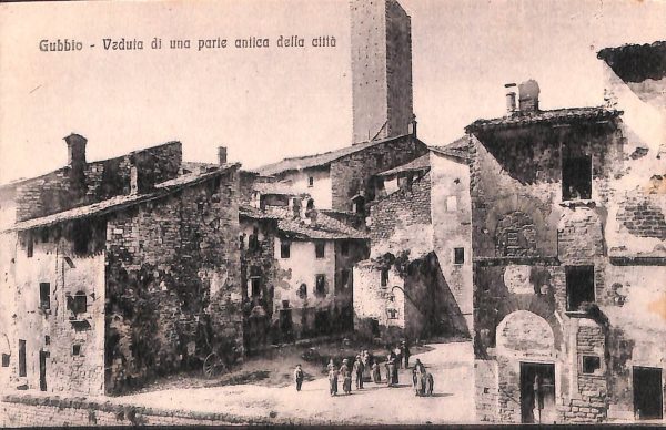 ac3242 - CARTOLINA  D'EPOCA - Perugia Provincia - GUBBIO