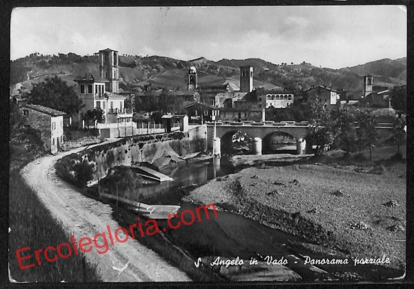 ah6753 - CARTOLINA  D'EPOCA - Pesaro e Urbino Provincia - Sant'Angelo in Vado