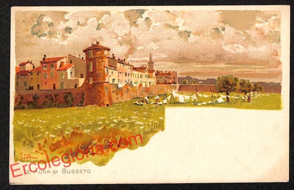 ah5561 - CARTOLINA  D'EPOCA - Parma Provincia - Busseto