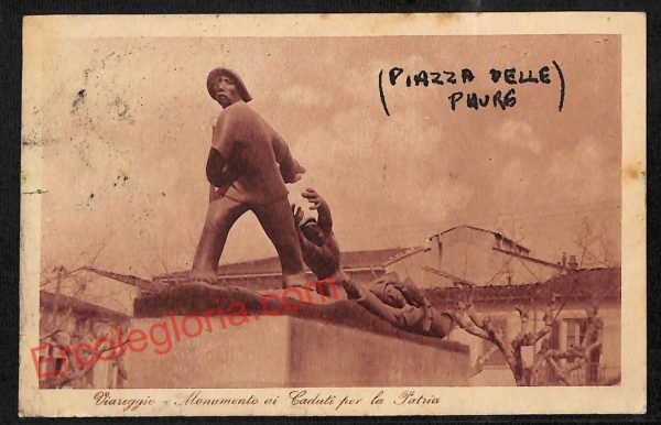 ag6007 - CARTOLINA D'EPOCA - Livorno Provincia - Viareggio  1928