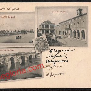 ai0734 - CARTOLINA D'EPOCA - Rimini Città - Ponte di Tiberio