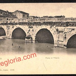 ai0737 - CARTOLINA D'EPOCA - Rimini Città - Ponte di Tiberio