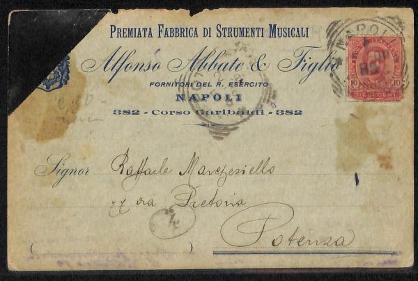 ab8012 - CARTOLINA  D'EPOCA - Napoli  Città  - 1900