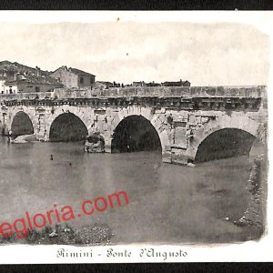 ai0743 - CARTOLINA D'EPOCA - Rimini Città - Ponte d'Augusto