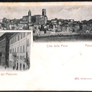 ac2687 - CARTOLINA  D'EPOCA - Perugia Provincia - Città della Pieve  1906
