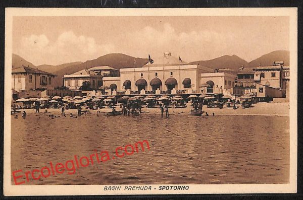 ai5179 - CARTOLINA D'EPOCA - Savona Provincia - Spotorno