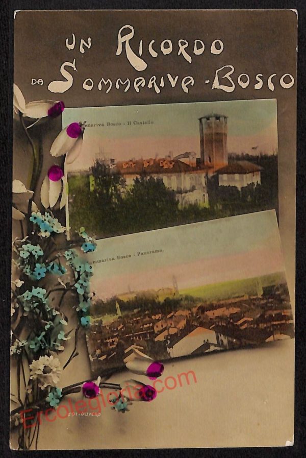 ae5887 - CARTOLINA D'EPOCA - Cuneo Provincia - Sommariva del Bosco