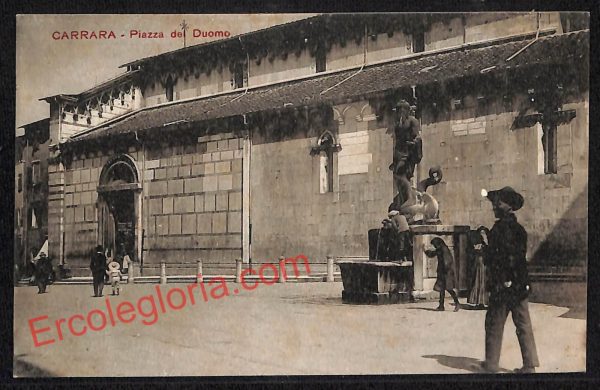 ag7808 - CARTOLINA D'EPOCA - Massa Carrara Città - Piazza del Duomo