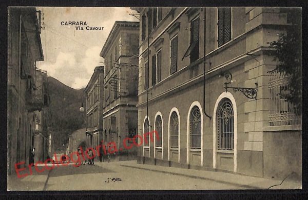 ag7809 - CARTOLINA D'EPOCA - Massa Carrara Città - Via Cavour