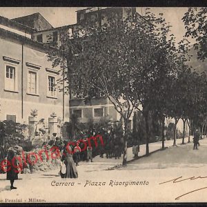 ag7811 - CARTOLINA D'EPOCA - Massa Carrara Città - Piazza Risorgimento