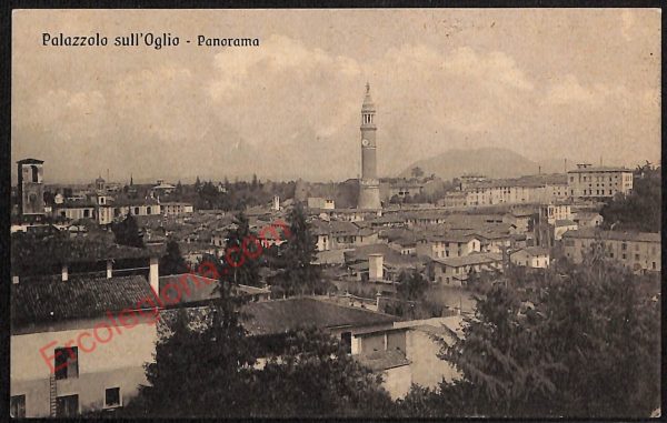 ae4378 - CARTOLINA D'EPOCA - Brescia Provincia -  Palazzolo sull' Oglio