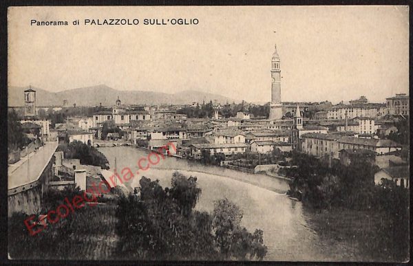 ae4379 - CARTOLINA D'EPOCA - Brescia Provincia -  Palazzolo sull' Oglio