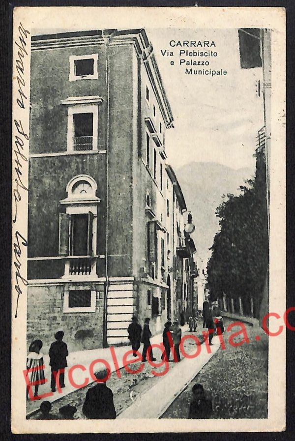 ag7822 - CARTOLINA D'EPOCA - Massa Carrara Città - Via Plebiscito