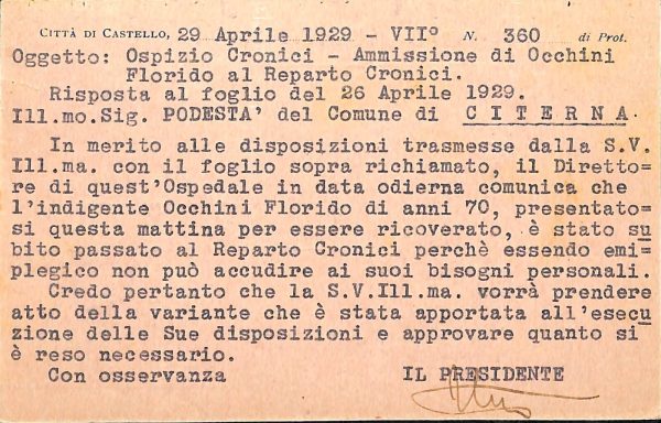 ac2688 - CARTOLINA  D'EPOCA - Perugia Provincia - Città di Castello - immagine 2