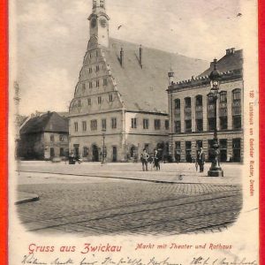 aa7236 -  Ansichtskarten VINTAGE POSTCARD: Deutschland GERMANY - ZWICKAU Gruss