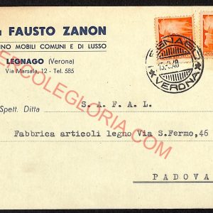 ae3280 - CARTOLINA  D'EPOCA - Verona Provincia - Legnago