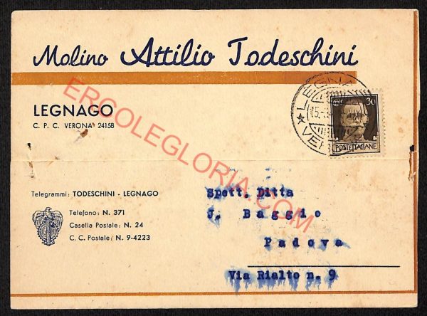 ae3281 - CARTOLINA  D'EPOCA - Verona Provincia - Legnago