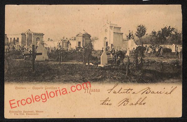 ag7870 - CARTOLINA D'EPOCA - Massa Carrara Città - Cappelle Gentilizie
