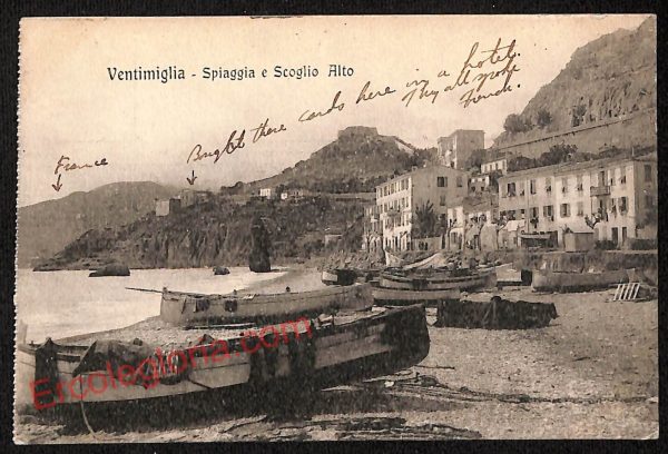 ag5240 - CARTOLINA D'EPOCA - Imperia Provincia - Ventimiglia