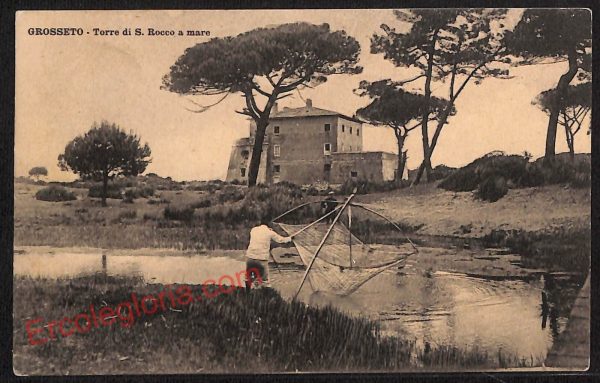 ag1980 - CARTOLINA D'EPOCA- Grosseto Città -Torre di S. Rocco