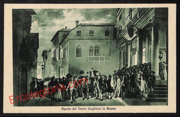 ag7893 - CARTOLINA D'EPOCA - Massa Carrara Città - Teatro Guglielmi