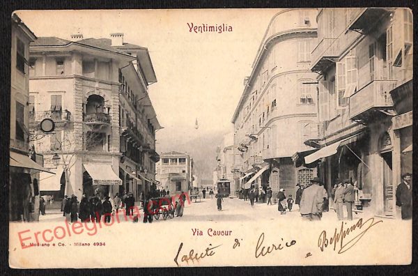 ag5262 - CARTOLINA D'EPOCA - Imperia Provincia - Ventimiglia
