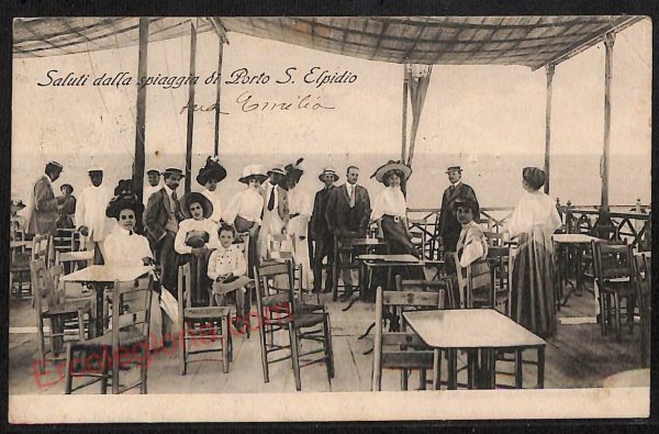 ae5975 - CARTOLINA D'EPOCA - Fermo Provincia - Porto Sant' Elpidio   1909