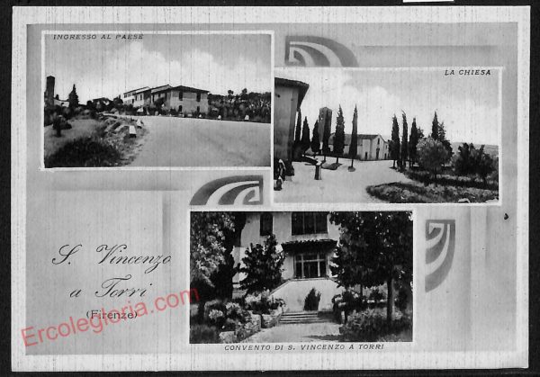 ae7997 - CARTOLINA D'EPOCA - Firenze Provincia - San Vincenzo a Torri